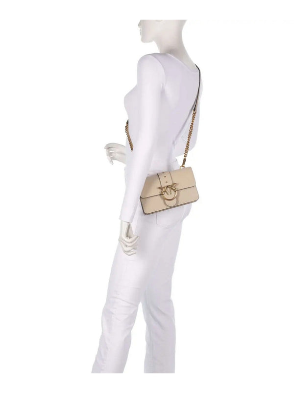 Borse a tracolla Donna Pinko - Borsa Love One Mini St Cl - Sabbia