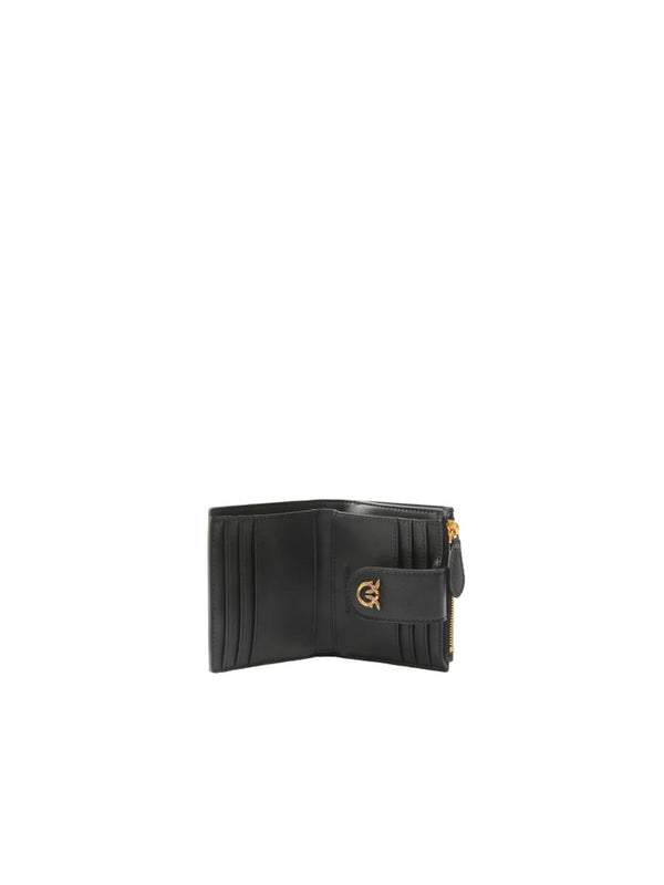 Portafogli Donna Pinko - Portafoglio zip-around in nappa chevron - Nero