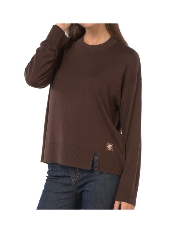 Maglie Donna Liu Jo - Maglia in misto lana - Marrone