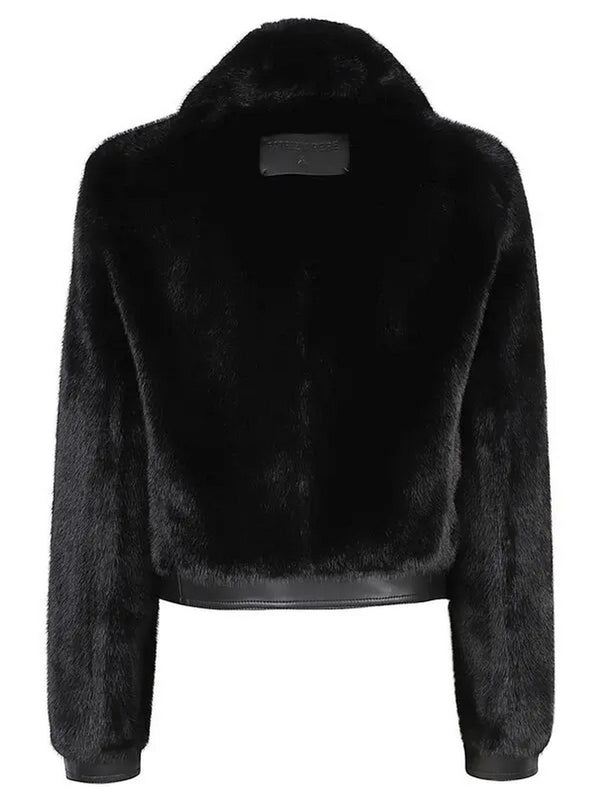 Giubbotti Donna Patrizia Pepe - Giubbotto corto fluffy - Nero