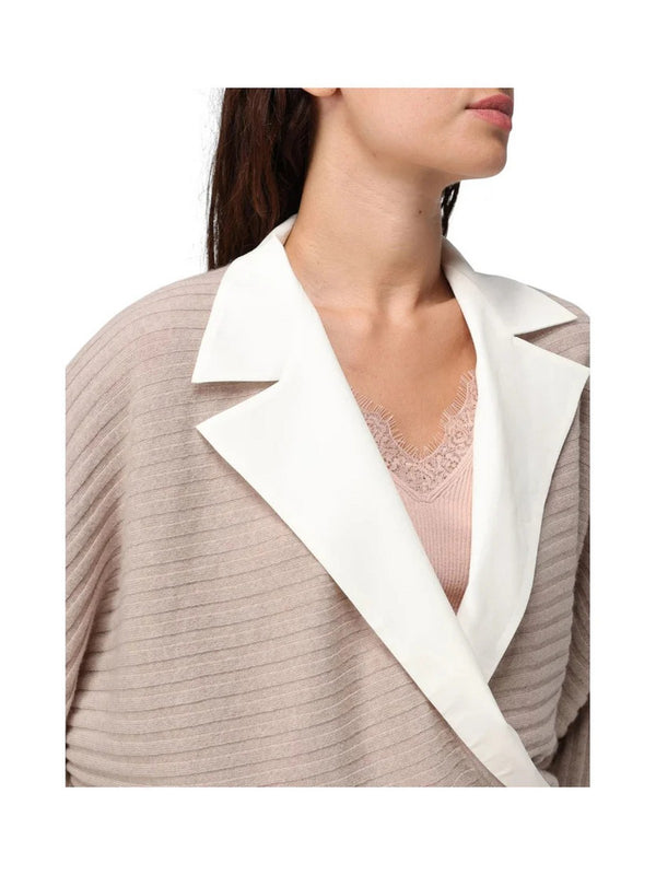 Cardigan Donna Liu Jo - Maglia Aperta - Beige