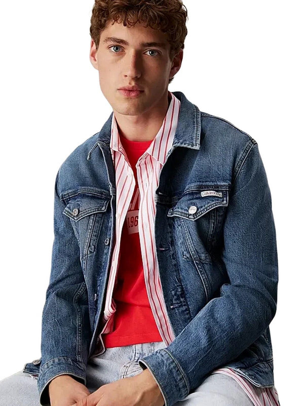 Giubbotti Uomo Calvin Klein - Slim Denim Jacket - Denim