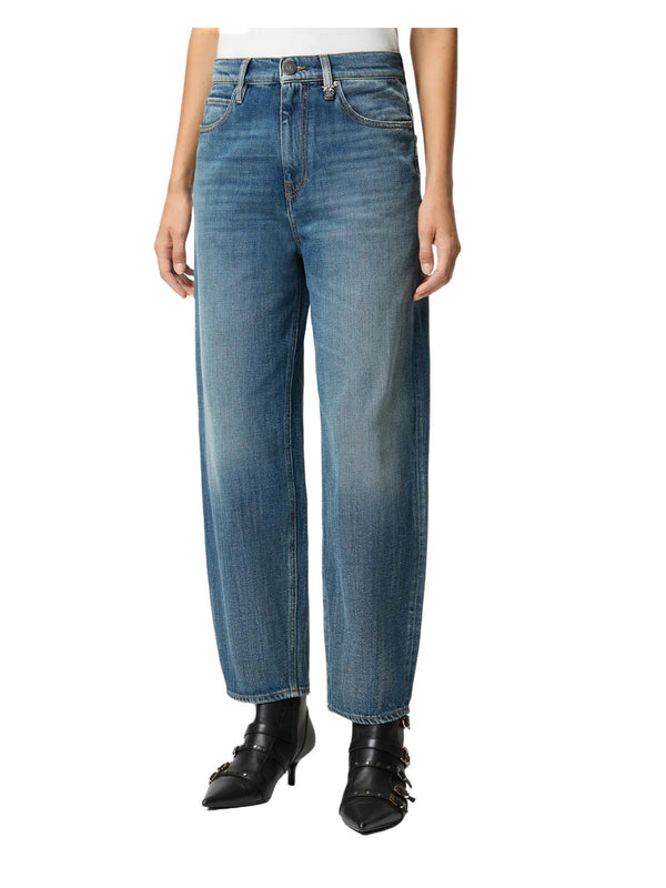 Jeans Donna Pinko - Jeans balloon in denim morbido - Denim