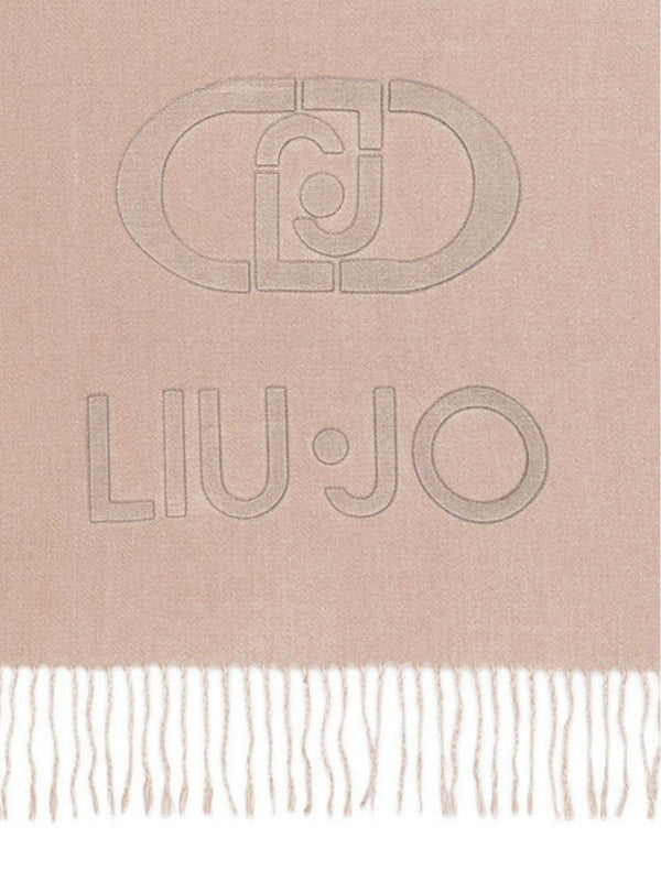 Stole Donna Liu Jo - Stola Oval Monogram - Beige