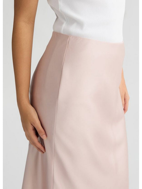 Gonne eleganti Donna Liu Jo - Gonna lunga rosa in raso - Rosa