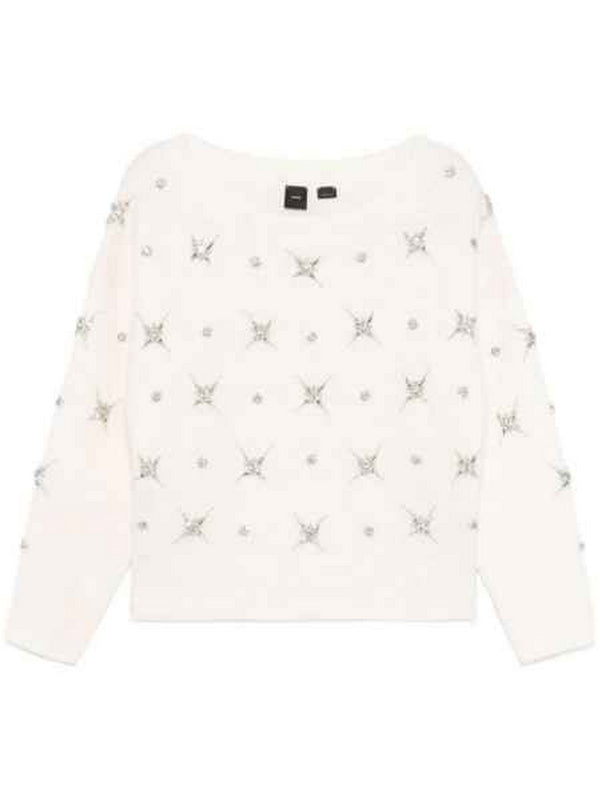 Maglie Donna Pinko - Maglione Scottish Fold - Bianco