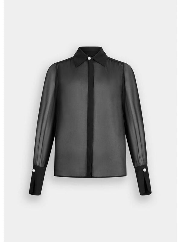 Camicie Donna Liu Jo - Camicia con perle - Nero