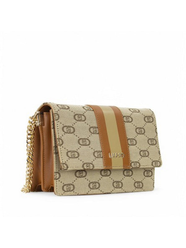 Borse a tracolla Donna Liu Jo - Borsa a tracolla jacquard - Beige