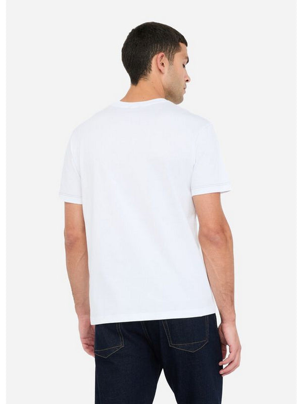 T-shirt Uomo LIU JO UOMO - T-shirt in cotone con taschino - Bianco