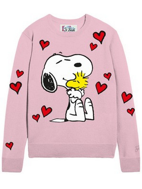 Maglie Donna Mc2 Saint Barth - MC2 SAINT BARTH Maglione Donna NEW QUEEN PEAUNUTS - Rosa