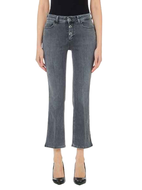 Jeans Donna Liu Jo - B.up Parfait Princess R.w - Grigio