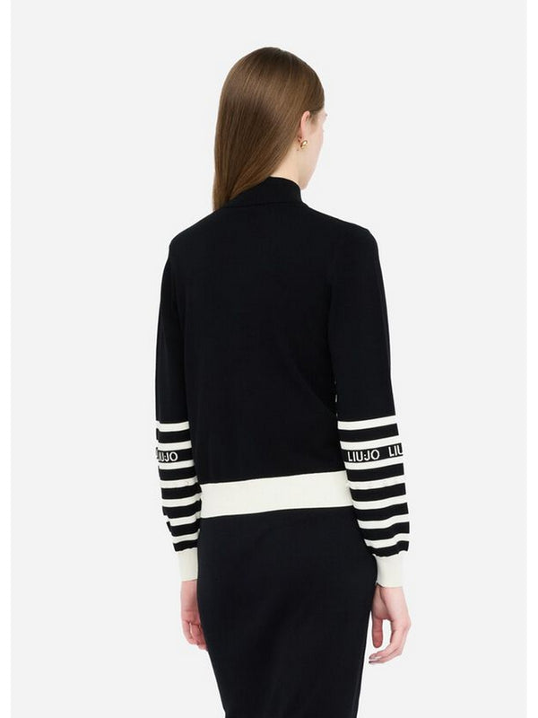 Maglie Donna Liu Jo - Cardigan a righe - Nero