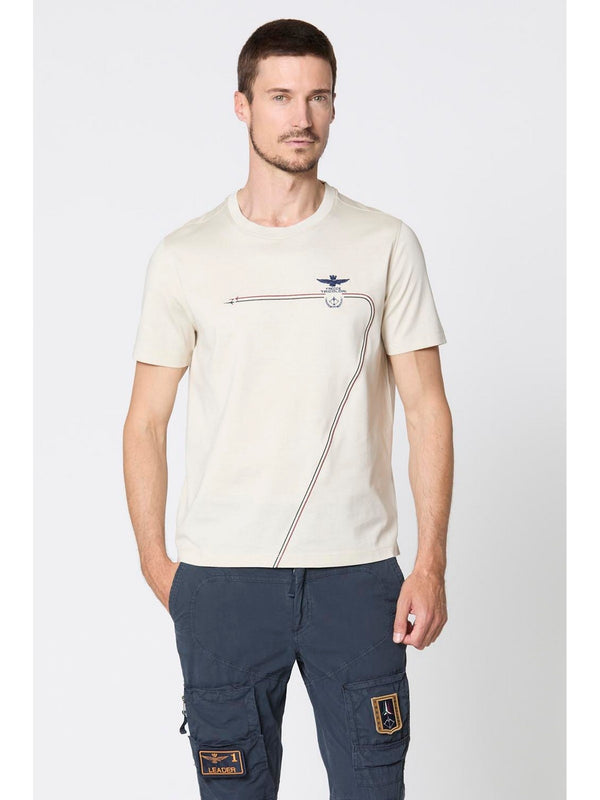 T-shirt Uomo Aeronautica Militare - T-Shirt M.c - Beige