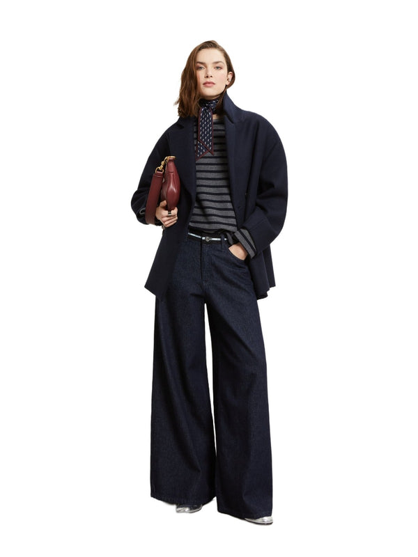 Cappotti Donna ottod'Ame - Cappotto doppiopetto - Blu