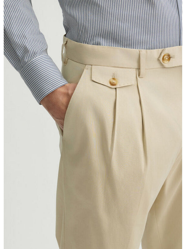 Pantaloni Uomo LIU JO UOMO - Pantaloni da uomo con pinces - Beige