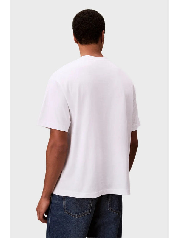 T-shirt Uomo Calvin Klein - T-Shirt In Cotone - Bianco