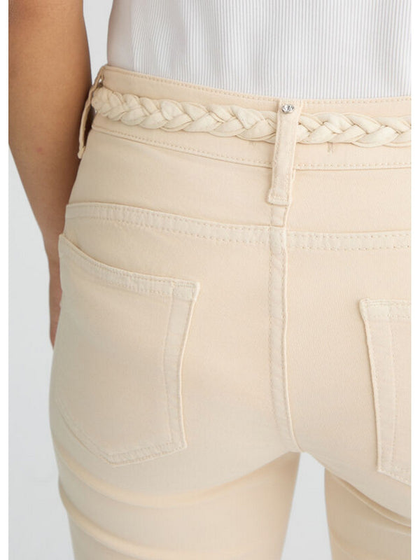 Pantaloni Donna Liu Jo - Pantaloni skinny con cintura - Beige