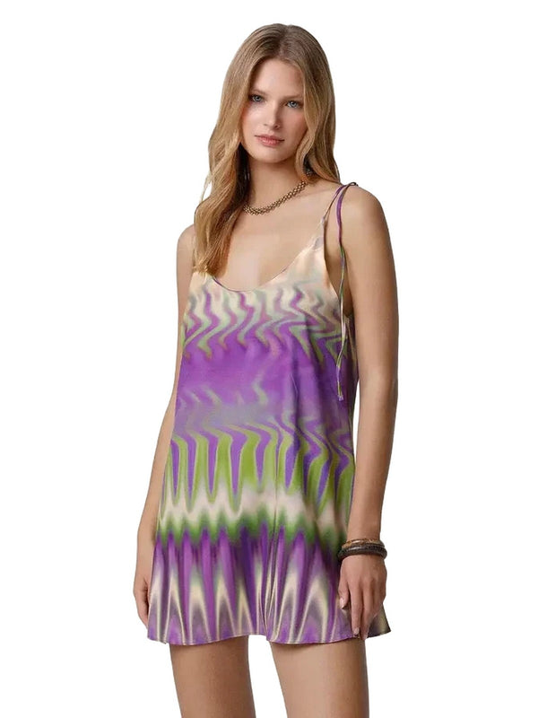 Vestiti casual Donna Me Fui - Vestito Corto Donna - Viola
