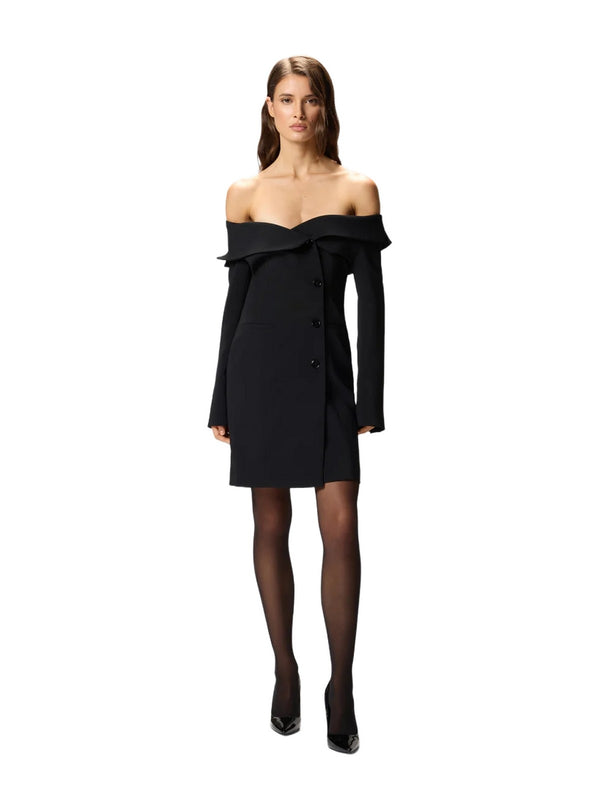 Vestiti da cocktail Donna Pinko - Vestito a tubino stile blazer - Nero