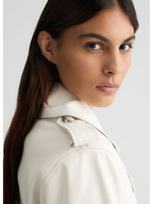 Giacche impermeabili Donna Liu Jo - Trench in tessuto spalmato - Bianco