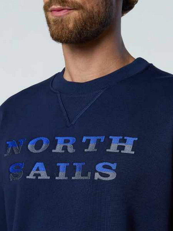 Felpe senza cappuccio Uomo North Sails - Felpa con ricamo - Blu