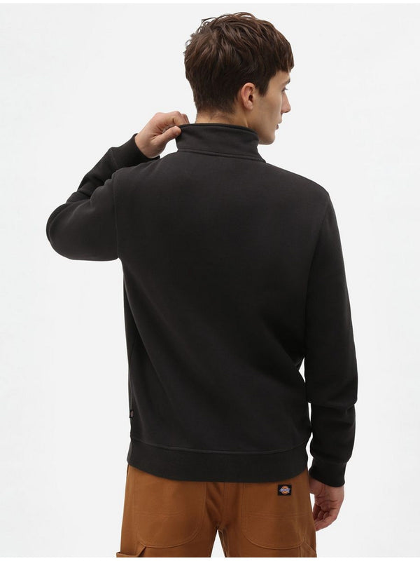 Felpe senza cappuccio Uomo Dickies - Felpa Oakport con zip corta - Nero