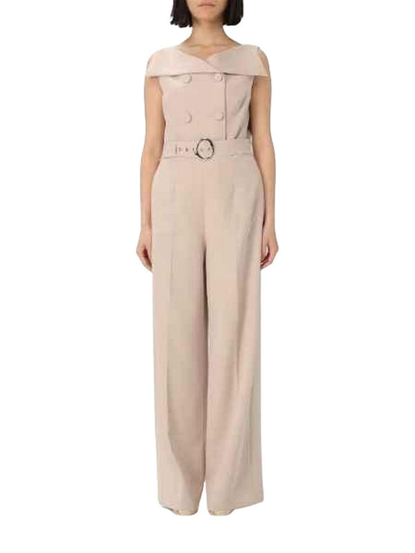 Tute senza manica Donna Liu Jo - Tuta lunga a doppiopetto Liu Jo - Beige