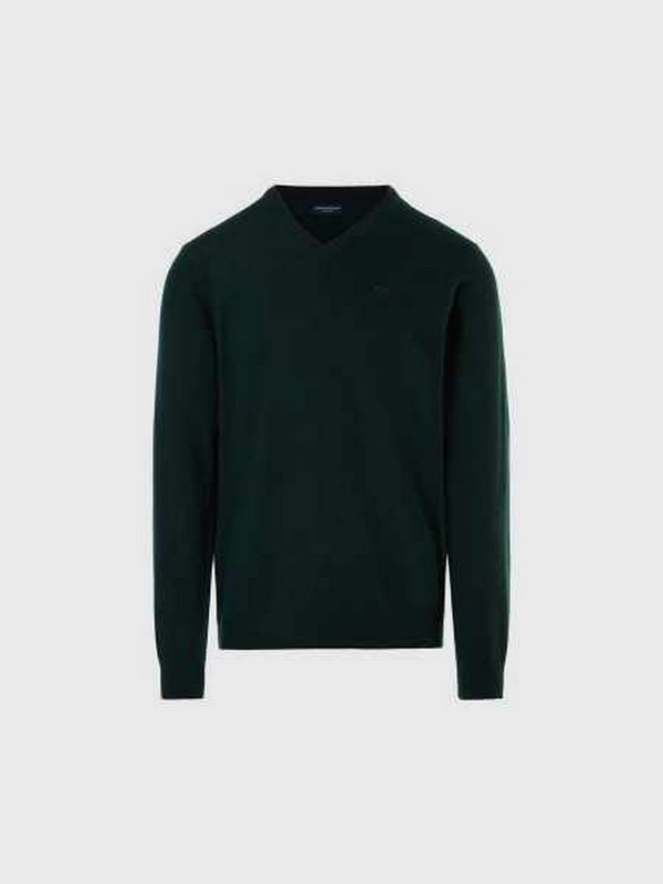 Maglioni Uomo North Sails - Eco cashmere V-neck sweater - Verde