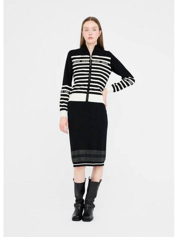 Maglie Donna Liu Jo - Cardigan a righe - Nero