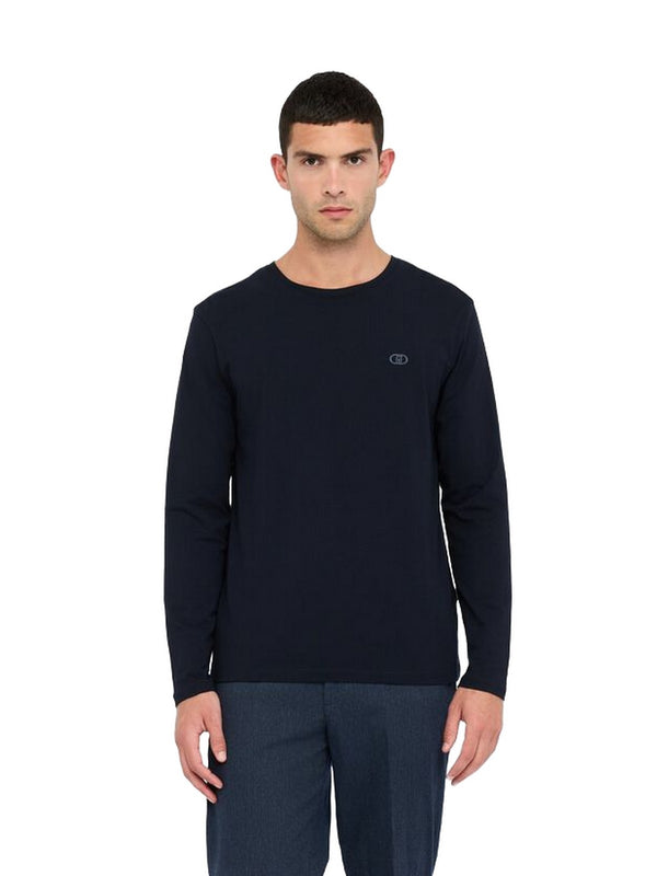 T-shirt Uomo LIU JO UOMO - T-shirt in cotone - Blu