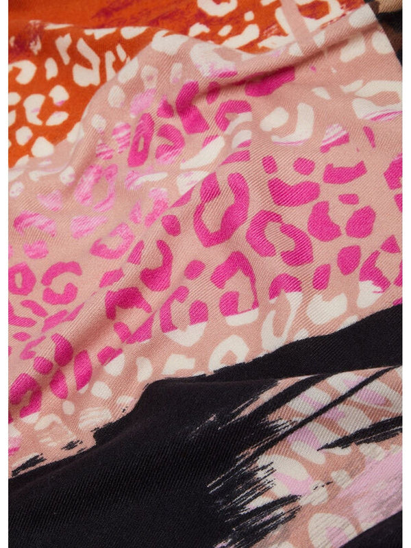 Foulard Donna Liu Jo - Foulard con stampa animalier - Fucsia