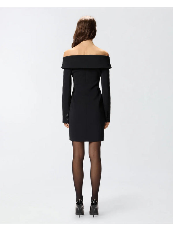 Vestiti da cocktail Donna Pinko - Vestito a tubino stile blazer - Nero